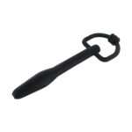 This sexy black penis plug affords you the sensations of urethral play with a material that is flexible and lightweight.