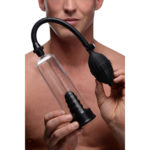 The Deluxe Penis Pump with Suction Sleeve helps you get the most from your cock.