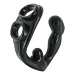 The Rouge is a uniquely designed piece that fits tightly over the cock and balls with a perineum stimulator as well with a bulbous anal plug.