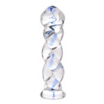 Embrace ecstasy with this erotically twisted dildo!
