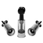 Enjoy powerful suction with this triple set of deviously sized suction cylinders.