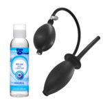 Want to stretch the bounds of your enema play? This inflatable plug offers gradual expansion, while still allowing water to pass in and out of you.