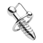 This extra fat, ridged urethral insert is an intense way to enjoy advanced urethral play.
