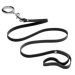 Lead them by the cock with this premium leather leash and cock ring set.
