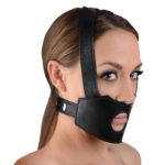 Put a deviant twist on strap-on sex with this Master Series Dildo Face Harness.