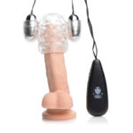 Target the head of your penis for a vibrating massage!