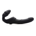 A slender shaft, subtle textures, and 9 incredible modes of vibration set this beautiful strapless strap-on apart!