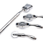 Sharp stainless steel will spin smoothly on your playthings skin to make them shiver with sensuality!