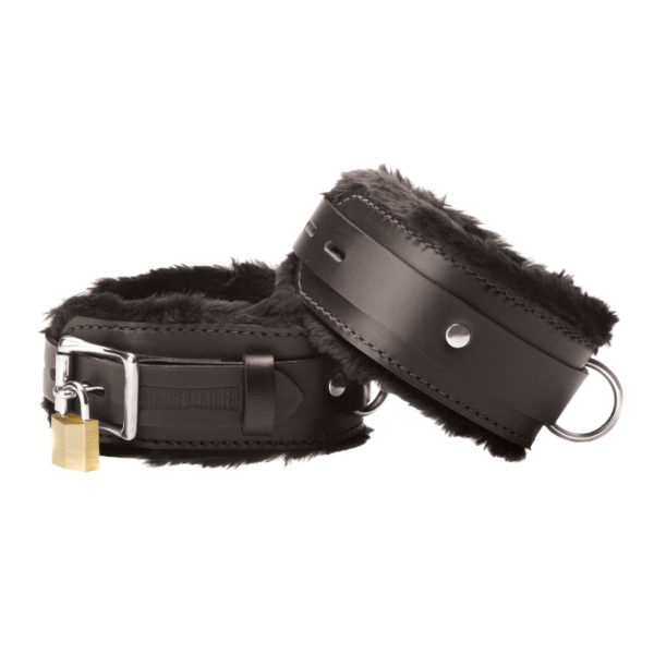 Our Strict Leather fur lined cuffs are the ultimate blend of comfort and durability.