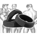 This 3 piece silicone cock ring set has triple the size options, with a premium material for longer lasting erection support.