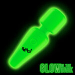 Enjoy this powerful, travel-friendly, glow-in-the-dark mini wand massager!