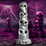 Absorb the dark magic of pleasure with this Tower of Doom dildo!