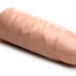 Enormous from every angle! This extra-long and extra-wide dildo slips easily onto your penis so that you can pound your partner with an all-new cock!