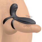 This smooth, premium, phthalate-free silicone toy will give you intense rumbling vibration and add girth to your shaft!