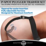 Give yourself hours of prostate stimulation as you train your booty to hold a plug in place with the assistance of this harness!